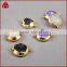 New Tiny Druzy Geode Necklace Gold Filled Raw Crystal Drusy Pendant Simple Jewelry