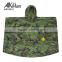 Military Camouflage PVC rain coat Police duty Waterproof PVC Rain Poncho