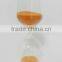 Orange Sand Wineglass Timer