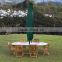 patio and garden outdoor table/chair/bench/furniture plastic and polyester cloth fabric option cover