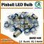 6.3V pinball LED #44 #47 BA9S 2 x 5630 SMD clear lens