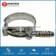 worm drive adjustable Hose Clamp with T - Spring in super quality