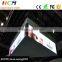 Stadium hanging led display full color P3.91 super clear gym wall panel