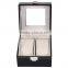 blank watch box with clear window