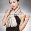 2016 colorful Hot selling kinds of real mink fur scarf winter women