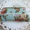 Canvas Floral Clutch Purse