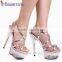 Elegant design slim heel wholesale china women high heel shoes 2015