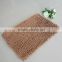 Microfiber microfiber chenille bath rug and mat