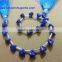 Side Drilled Faceted Trillion Lapis Lazuli