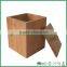 Square bamboo storage pot with lid , eco-friendly ,nontoxic