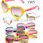 Wholesales Cheapest Simple Plastic Heart Children Sunglasses