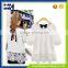 Breathable Fashion Design O-Neck Short Sleeve Chiffon Women T-Shirt
