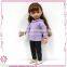 Popular 18 inch nude fashion handmade craft silicone baby doll