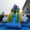 flame PVC inflatable slide with water pool/inflatable water slide/inflatable pool slide