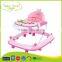 BW-12B factory sale light weight baby walker mini walker 2015 caster with washable padded seat