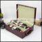 Manufacturers selling leather grade wine packaging bo Wine special wine gift boes are packed two pieces