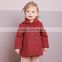 DB2792 dave bella 2015 autumn winter infant coat baby boutique jacket girls red coat girls coat girls jacket