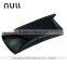 Crocodile embossed style hasp genuine leather black sunglasses box                        
                                                Quality Choice