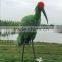 Real Look Artificial , Fake Handmade Green Grass Bird Sculpture