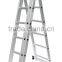 Combination step ladder & Aluminium Ladder & Extension ladder with 3x6 steps