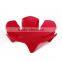 Flower shape plastic tray fruit basket decoration