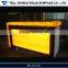 Custom made led lighting inside bar counter for nightclub