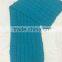 Stock Item fashionable men's gray and cerulean knit scarf