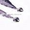 2016 New Design Heart Metal Pendant Scarf