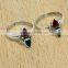 Delicate Beauty !! Green Onyx_Red Onyx 925 Sterling Silver Toe Ring, Online Silver Jewelry, Silver Jewelry Exporter