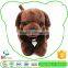 Novel Product Advantage Price Plush Dark Brown Dog Lying Posture