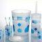 Economic best sell 6pcs plastic bathroom set/accessory