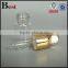 5/8/10/12/15ml round shape silver dropper glass tube bottle high quality packaging personal care