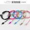 2016 Newest Fast Charging 2A Mobile Phone Nylon Usb Cable for iphone 6s