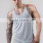 Custom bodybuilding gym tank top muscle fit tank top mens cotton tank top