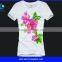 custom hot summer 100% cotton ladies t-shirts