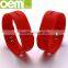 oem design active silicone rfid wristband