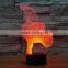 3D Optical Night Light Pterosauria 7 RGB Light Colors 10 LEDs AA Battery or DC 5V Mixed Lot