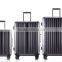 Decent Al luggage and shinny ABS+PC aluminum frame colourful trolley luggage