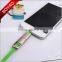 2016 Creative two sided flat USB Cable, Retractable Noodle 2 in 1 usb charging cable CE FCC ROHS