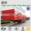 2015Top Ranking Tri axle 60Tons Cargo Trucks Trailer / Side Wall Semi Trailer sale