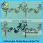 Adhsive Embossed Metal Sticker With 3m Adhesive Tape