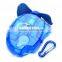 Foam blade plastic housing water spray fan with alloy carabiner