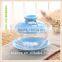 Glass tea cup in pond design
