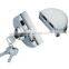 Stainless steel glass door lock latch, frameless sliding glass door door clamp locks