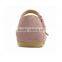 Wholesale OEM Suede Leather Pretty Princess Pink Shoes for Girls