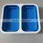 2015 New design container home foldable standard silicone lunch box