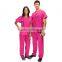 2016 New Style Medical Scrubs Wholesale/nursing uniform Medical Uniform Scrubs cheap/OEM scrub suits tops & pants manufacturer