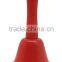 Metal hand bell with wooden handle in custom color for christmas celebration