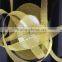 China Manufacturer Wholesale Gold and Silver Colorful Metallic Ribbon for christmas tree decoration