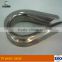 Polish stainless steel 316 electrical wire rope thimble